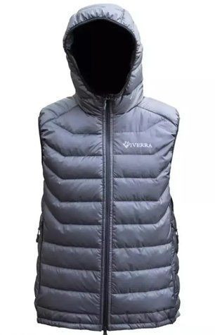 Жилет з капюшоном Viverra Warm Cloud Vest Grey L 2270317 фото