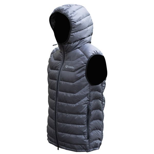 Жилет з капюшоном Viverra Warm Cloud Vest Grey L 2270317 фото